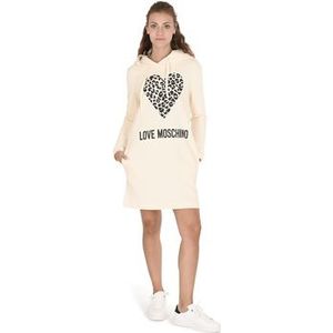 Love Moschino  Luipaard Hart Jurk met Capuchon  Shirts  dames