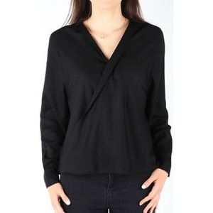 Wrangler  L/S Wrap Shirt Black W5180BD01  Blouses  dames Zwart