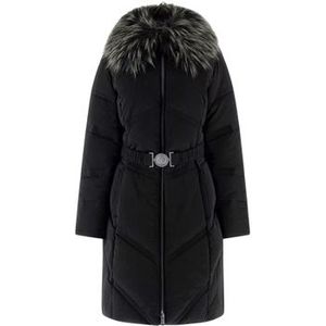 Guess  ALIENOR LONG BELTED PUFFER W5BL33 WG092  jassen  dames Zwart