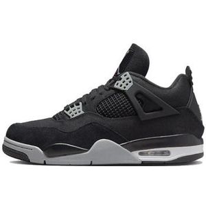 Nike  Air Jordan 4 Black Canvas  Sneakers  heren Zwart