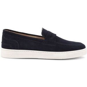 Duca Di Morrone  Enea - Suede Blue  instappers  heren Blauw