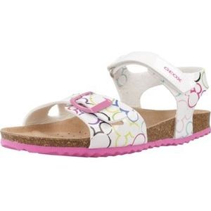 Geox  J ADRIEL GIRL  sandalen  kind Wit