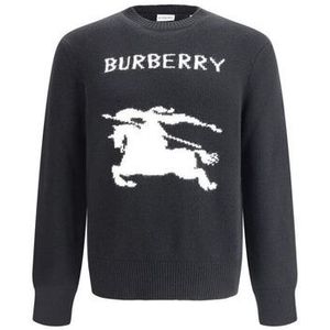 Burberry  Heren Knight Graphic Knit Sweater 8045262  Truien  heren Zwart