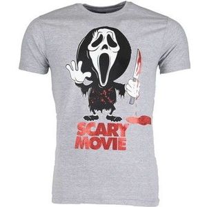 Local Fanatic  Scary Movie  Shirts  heren Grijs