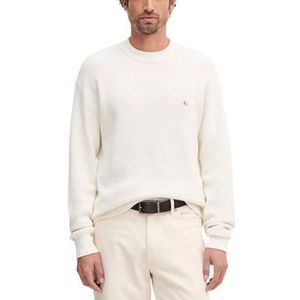 Calvin Klein Jeans - Gebreide Pullover - Katoen - Los Model - Ronde Hals