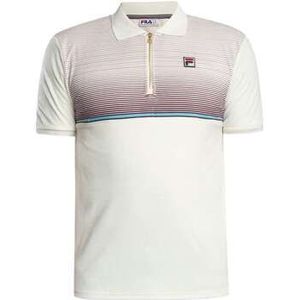 Fila  Paco Zip Velours Poloshirt  Shirts  heren Wit