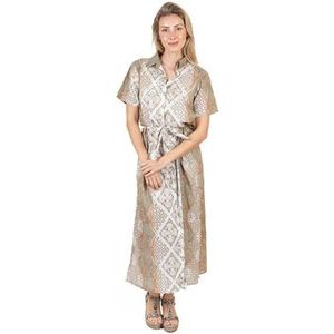 Isla Bonita By Sigris  Jurk  Jurken dames Beige