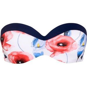 Luna  Bandeau zwempak topje Poppy  Bikini's dames Wit