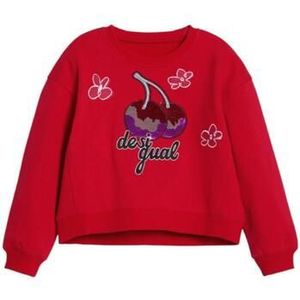 Desigual - Sweatshirt - Kersen en Pailletten - Langarm