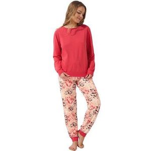 Lisca  Ocean Pyjama broek top lange mouwen  [CATEGORIE_2] dames Oranje