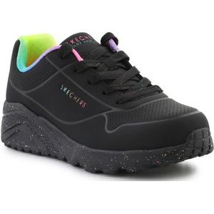 Skechers  Uno Lite Rainbow Speckle 310456L-BKMT Black/Multi  sandalen  dames Multicolour