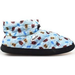 Nuvola.  Boot Home Printed 21 Mostro  Pantoffels  dames Blauw