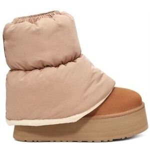 UGG  1158275 CLASSIC MINI DIPPER PUFFER  Laarzen  dames Bruin