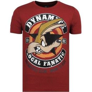 Local Fanatic  Dynamite Coyote Party B  Shirts  heren Rood