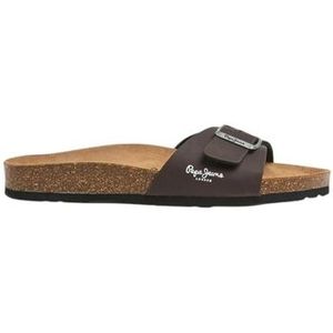 Pepe jeans  BIO M SINGLE KANSAS  slippers  heren Bruin