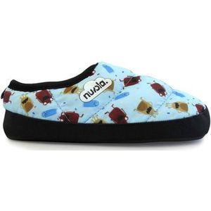 Nuvola.  Printed 20 Mostro  Pantoffels  dames Blauw