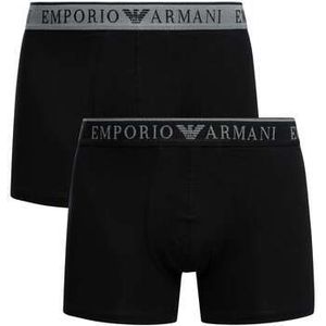 Emporio Armani  2-pack Endurance-boxers  Boxershorts heren Zwart