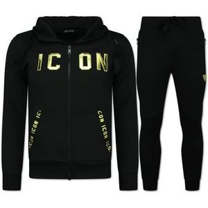 Top Star  Joggingpak ICON ICON Huispak Goud  Trainingspakken  heren Zwart