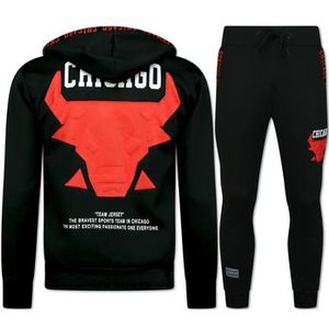 Top Star  Bull Huispak Volwassenen Chicago  Trainingspakken  heren Zwart