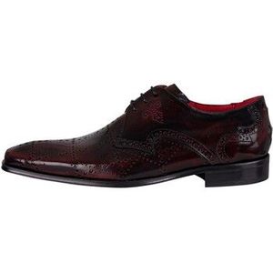 Jeffery-West  Derby Brogue gepolijste lederen schoenen  Nette schoenen  heren Rood