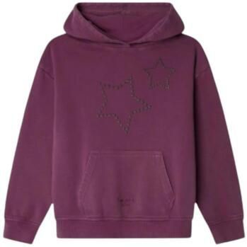 Pepe Jeans - Alicia - Sweatshirt - Paars - 8 Jaar - Lange Relaxte Hoodie
