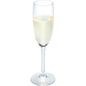 royal leerdam Champagneglas Claret met vulstreepje; 170ml, 5.5x5x19.2 cm (ØxØxH); transparant; 0.1 l vulstreepje, 12 stuk / verpakking
