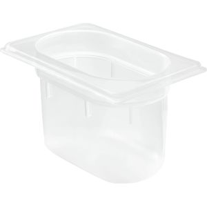 PULSIVA GN-Bak Risa 1/9; Maat GN 1/9, 800 ml, 17.6x10.8x10 cm (LxBxD); transparant