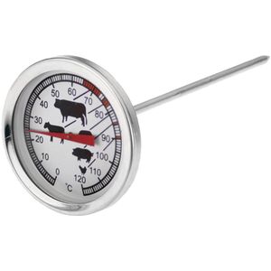 Westmark Braadthermometer; 12.5x5.5 cm (LxØ); zilver