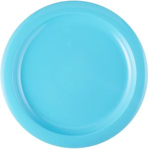 WACA Plat bord Colora; 24.1 cm (Ø); lichtblauw; rond; 5 stuk / verpakking