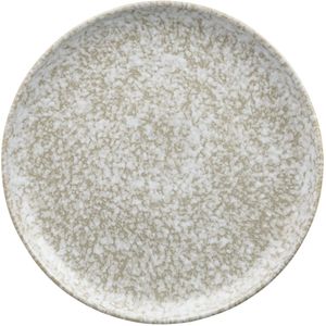 VEGA Plat bord Mamoro rond; 27 cm (Ø); beige/wit; rond; 4 stuk / verpakking
