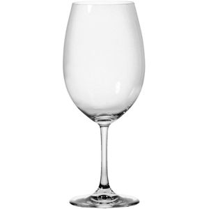 VEGA Rode wijnglas Chateau zonder vulstreepje; 650ml, 7.2x22.5 cm (ØxH); transparant; 6 stuk / verpakking