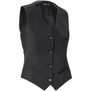 JOBELINE Dames gilet Lagos; Kledingmaat 38; zwart