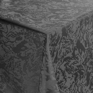 PULSIVA Tafelkleed Marmor vierkant; 130x170 cm (BxL); antraciet; rechthoekig