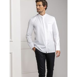 Le Nouveau Chef Herenkoksbuis Alain; Kledingmaat 2XL; wit
