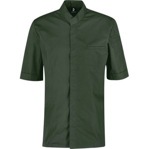 JOBELINE Koksbuis voor heren Marco korte mouw; Kledingmaat 60; donker olijf