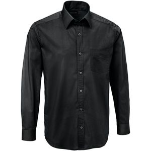 JOBELINE Overhemd Kim lange mouw; Kledingmaat 43/44; zwart