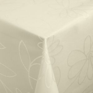 ERWIN M. Tafelkleed Floralie vierkant; 80x80 cm (BxL); champagne beige; vierkant