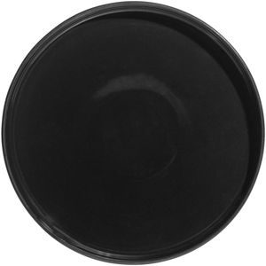 VEGA Bord met lage rand Skady mat; 20.5x2.5 cm (ØxH); zwart; rond; 4 stuk / verpakking