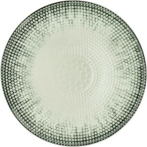 VEGA Plat bord Kuori met rand; 24x1.9 cm (ØxH); wit/grijs/zwart; rond; 6 stuk / verpakking