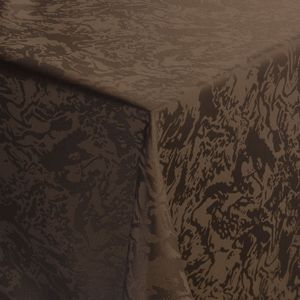PULSIVA Tafelkleed Marmor vierkant; 100x100 cm (BxL); bruin; vierkant