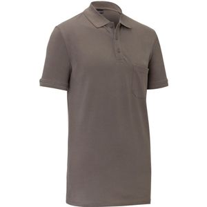 JOBELINE Polo heren korte mouw Cato slim fit; Kledingmaat S; taupe