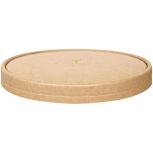 NATUREStar Deksel Nature karton voor schaal; 15 cm (Ø); bruin; 50 stuk / verpakking