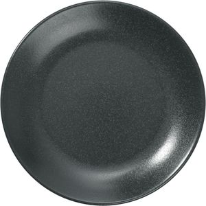 VEGA Plat bord Masca; 24 cm (Ø); zwart; rond; 6 stuk / verpakking