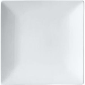 PULSIVA Vierkant bord Jandra vierkant; 15x15x2.5 cm (LxBxH); wit; vierkant; 6 stuk / verpakking