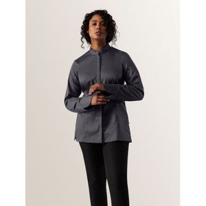 Le Nouveau Chef Elise koksmantel ; Kledingmaat M; donkergrijs