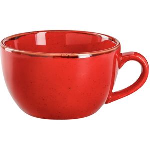 VEGA Koffie-/theekop Sidina; 200ml, 9.5x5.5 cm (ØxH); rood; rond; 6 stuk / verpakking