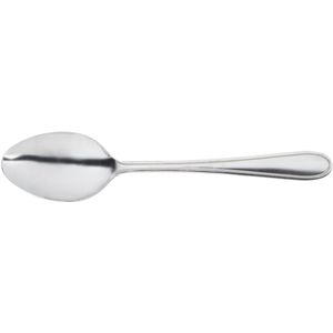 PULSIVA Tafellepel Aachen; 18.7 cm (L); zilver, Handvat zilver; 60 stuk / verpakking