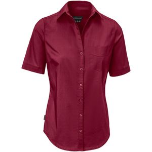 JOBELINE Blouse Kim korte mouwen; Kledingmaat 42; bordeaux