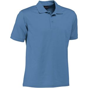 JOBELINE Polo heren korte mouw Fly regular fit; Kledingmaat S; rookblauw