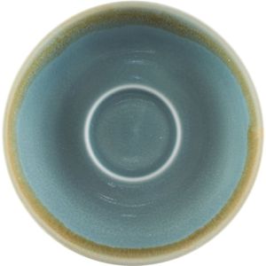 PULSIVA Espressoschotel Glaze; 11.5 cm (Ø); blauw; rond; 6 stuk / verpakking